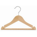 11" Children's Wooden Suit Hanger w/ Bar